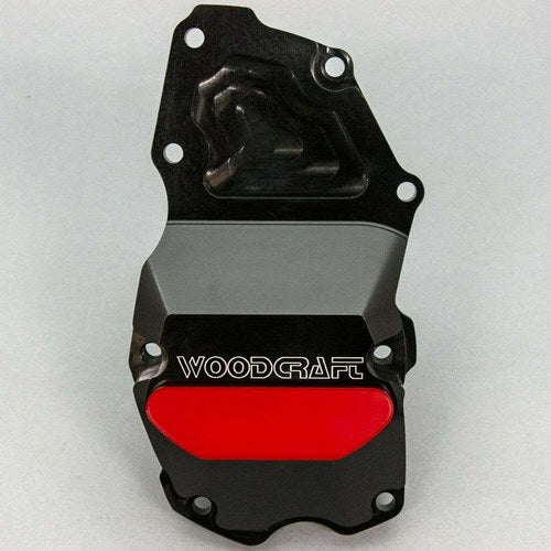 Triumph 2006-2012 Daytona 675 Woodcraft Rhs Ignition Trigger Cover - Red Plate
