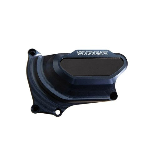 Yamaha 2022-2025 R7 Woodcraft Right Side Water Pump Engine Cover - Black Plate
