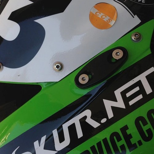 Kawasaki 2013-2015 Ninja 300R Cyclemount Mirror Block Off Plates - Pair