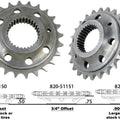 Harley Davidson 6-SPEED Harddrive Chain Conversion Sprocket 24T 3/4" Offset