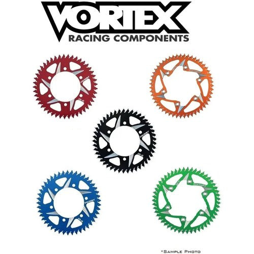 Honda 2000-2004 XR50R XR 50 Vortex 428 Rear Sprocket 29-57 Blk Blue Red