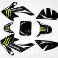 Monster Decals Graphics Sticker Kit CRF50 Style Fairing Pit Pro Trail Dirt Bike