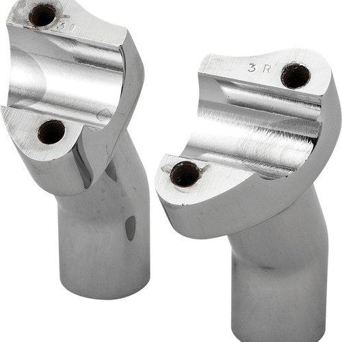 Harley Davidson Harddrive Forged Handlebar Riser'S 3-1/2" Pullback Chrome
