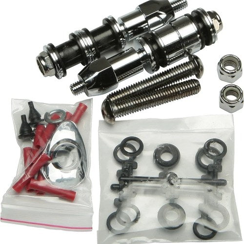 Harley Davidson Harddrive Sissy Bar Docking Hardware Kit Chrome FXD/X/C/L 02-05