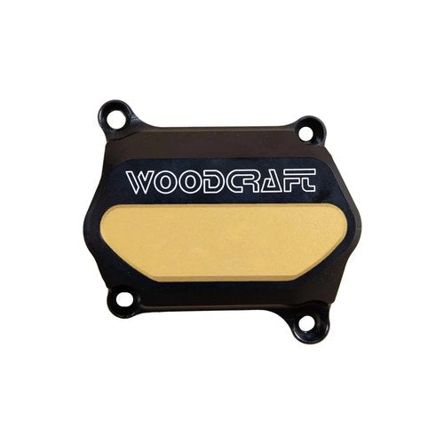 Ducati 2014-2015 Diavel Woodcraft Lhs Water Pump Cover Protector - Gold Plate