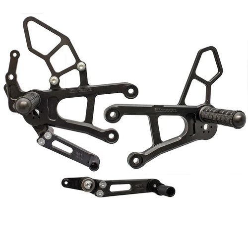 Yamaha 2017 FZ-10 Woodcraft Racing Rearsets / Footpegs GP/STD - Complete Kit