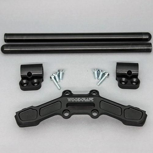 Ducati 2015-2018 Scrambler Classic Woodcraft Clipon Bar Adapter Plate - 1" Mount