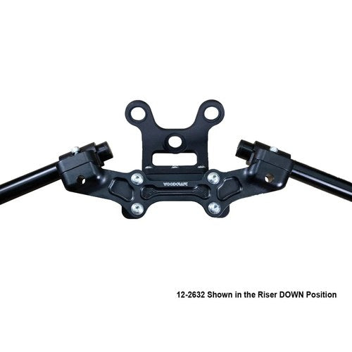 Ducati 2017-2019 Monster 1200 Woodcraft Racing Clipon Adapter Plate - 1.5" Mount