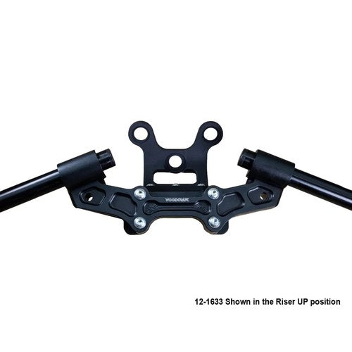 Ducati 2017-2018 Monster 797 Woodcraft Racing Clipon Adapter Plate - 1" Mount