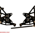 Kawasaki 2005-2006 Ninja ZX6RR ZX600 Vortex Racing Rearsets RS406K Version 1