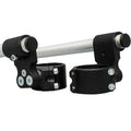 Woodcraft Racing 51mm 3 Piece Clipon Handlebar Kit With 2" Inch Rise - Silver