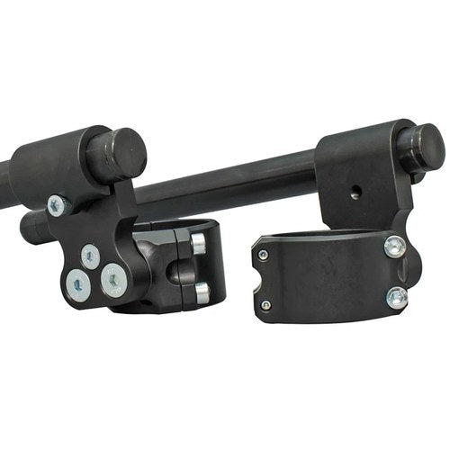 Woodcraft Racing 52mm 3 Piece Clipon Handlebar Kit With 2" Inch Rise - Black
