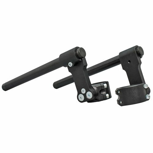 Woodcraft Racing 41mm 3 Piece Clipon Handlebar Kit With 3" Inch Rise - Black