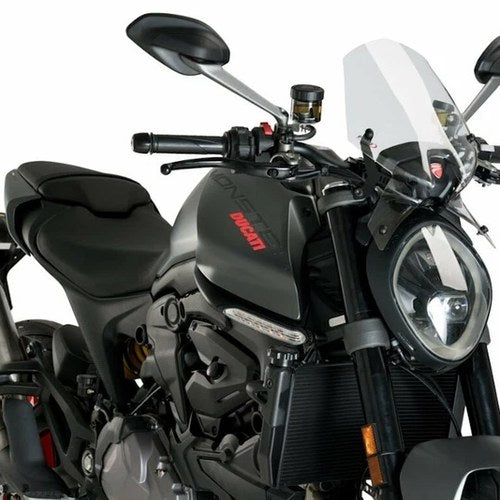 Ducati Monster 937 2021-2023 Puig Windscreen Naked New Gen Sport Clear