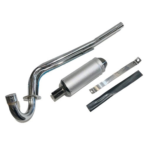 Exhaust Pipe + Muffler Fits 70cc 90cc 110cc Pit Pro Trail Quad Dirt Bikes ATV