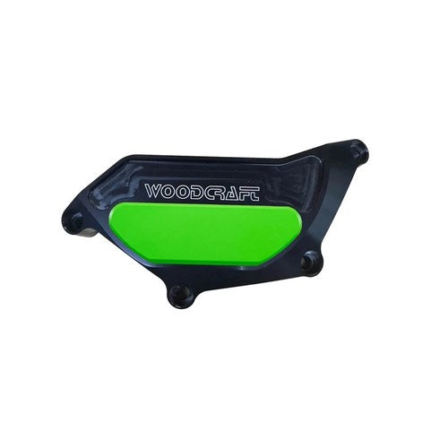 Suzuki 2023-2025 GSX-8 S/R Woodcraft Lhs Stator Cover Protector - Green Plate