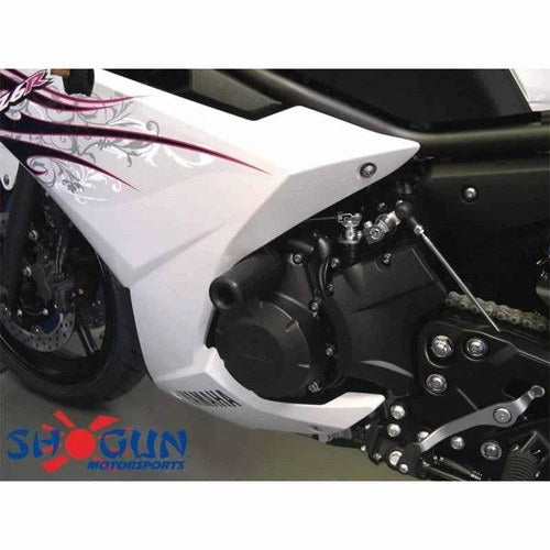 Yamaha FZ6R 2009-2017 Shogun Standard NO Cut Black Frame Sliders