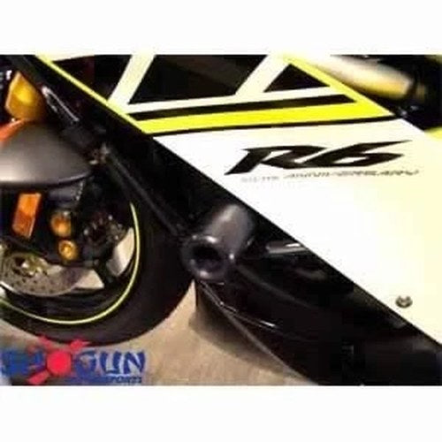 Yamaha R6 2006-2007 Shogun Standard Black No Cut Frame Sliders