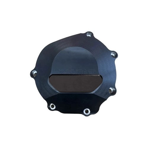 Suzuki 2017-2021 Gsxr 1000 Woodcraft Uhmw Stator Cover Protector - Black Plate