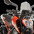 KTM 2017-2022 390 Duke Puig Windscreen Next Gen Naked Sport Smoke 16.25"