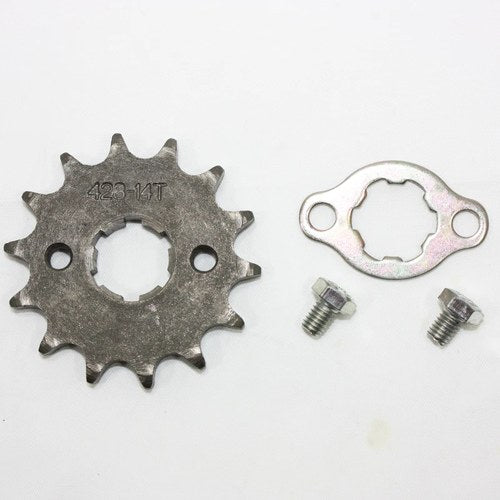 14T Teeth 20mm 428 Chain Front Sprocket Cog Pit Trail Quad Dirt Bike ATV Buggy