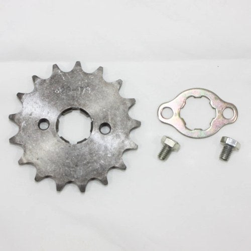 17T Teeth 20mm 428 Chain Front Sprocket Cog Pit Trail Quad Dirt Bike ATV Buggy