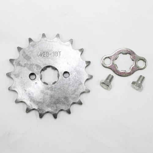 18T Teeth 17mm 428 Chain Front Sprocket Cog Pit Trail Quad Dirt Bike ATV Buggy