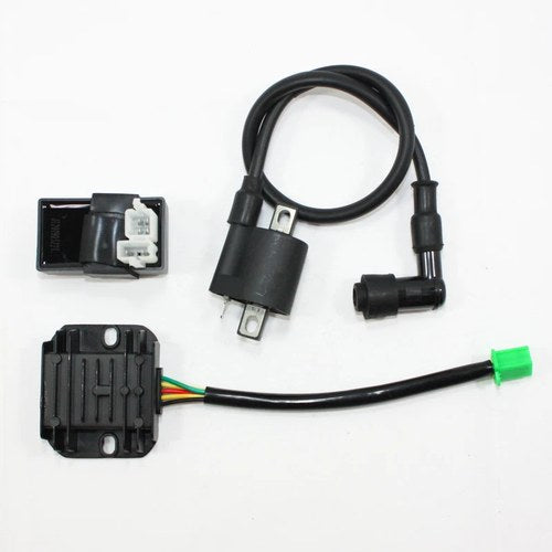 Ignition Coil + CDI Unit + Regulator 150cc 250cc Pit Quad Dirt Bike ATV Buggy