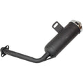 385mm Exhaust Pipe + Muffler System 90c 110cc 125cc Pit Quad Dirt Bike ATV Buggy