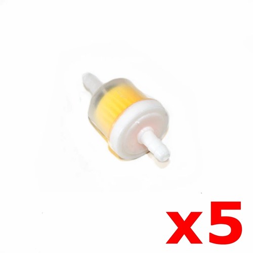 5X Inline Petrol Fuel Filter Cleaner Pit Pro Trail Quad Dirt Bike ATV Dune Buggy