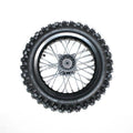 Black 15mm Axle 3.00 - 12 12" Inch Rear Wheel Rim + Tyre Tire Pit Pro Dirt Bike