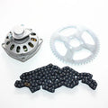 6T Clutch Drum Bell Housing +T8F Chain +Sprocket 49cc Pocket Quad Dirt Bike ATV