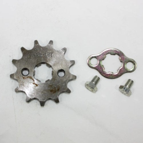13T Teeth 17mm 428 Chain Front Sprocket Cog Pit Trail Quad Dirt Bike ATV Buggy