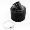 Black 41mm Bent Angled Foam Air Filter Pod Pit Pro Quad Dirt Bike ATV Buggy