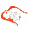 Orange Alloy Heavy Duty 22mm Handle Bar Hand Guard Pit Pro Trail Quad Dirt Bike