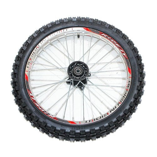 Silver 15mm Axle 70/100 - 17 17" Inch Front Wheel Rim Tyre Pit Pro Dirt Bike