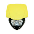 Yellow Black Rec Reg Head Light Lamp + Strip Pit Trail Dirt Motrocycle MX Bike