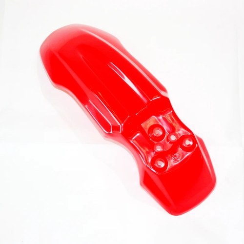Red Plastic Front Wheel Mud Guard Fender CRF50 Style Pit Pro Trail Dirt Bike