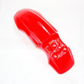 Red Plastic Front Wheel Mud Guard Fender CRF50 Style Pit Pro Trail Dirt Bike