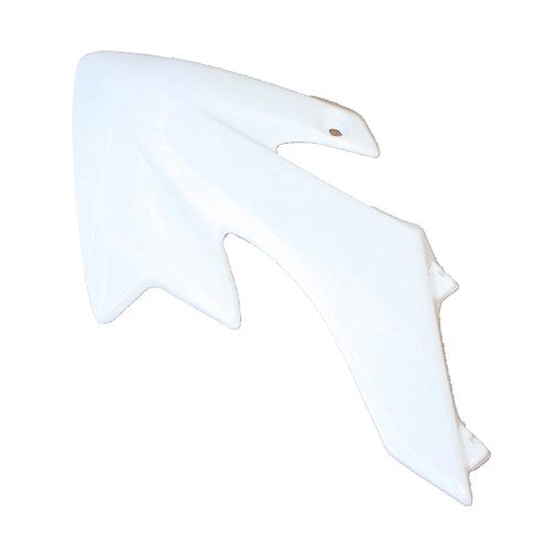 White Plastic Front Left Tank Side Guard Fender CRF50 Style Pit Trail Dirt Bike