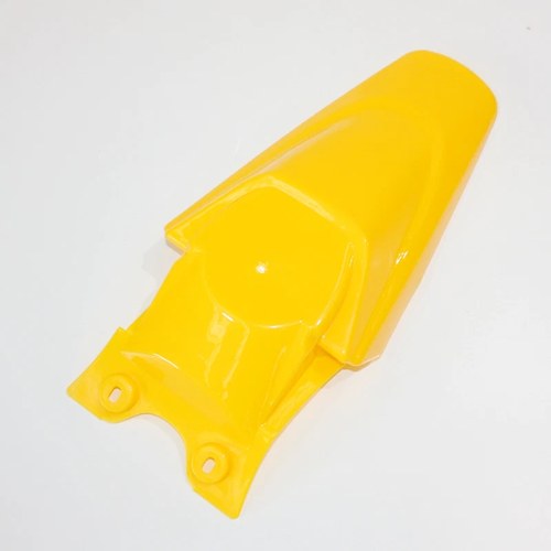 Yellow Plastic Rear Tail Mud Guard Fender KLX110 Style Pit Pro Trail Dirt Bike