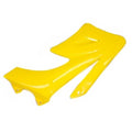 Yellow Plastic Front Left Side Tank Guard Fender Apollo Orion Styl Pit Dirt Bike