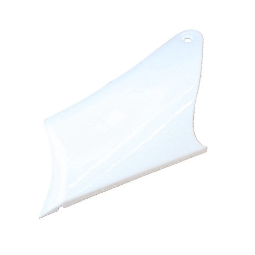 White Plastic Rear Right Side Number Guard Fender Apollo Orion Pit Pro Dirt Bike