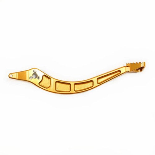 Gold 340mm CNC Heavy Duty Foot Brake Pedal Lever 125cc 150cc Pit Pro Dirt Bike