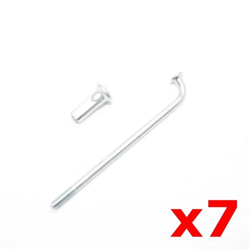 7X Spokes End Cap Nut 1.4 - 10 inch Rear 28 Spokes Wheel Rim Pit Pro Dirt Bike