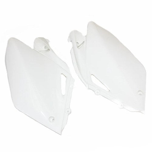 White Plastics Rear Number Plates Guard Fender CRF250 Style Pit Trail Dirt Bike