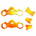 CNC Gold 42mm 48mm Triple Clamp + 22mm Handle Bar Clamp Pit Pro Trail Dirt Bike