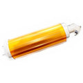 460mm Gold Alloy Exhaust Muffler+ Clamp 150cc 250cc Pit Quad Dirt Bike ATV Buggy