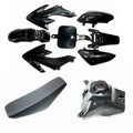Black Fairing Fender Guard + Seat+ Fuel Tank CRF50 110cc 125cc Pit Pro Dirt Bike