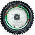 Green 90/100 - 14 14" Inch Rear Alloy Wheel Rim Tyre Tire Pit Dirt Bike Bigfoot